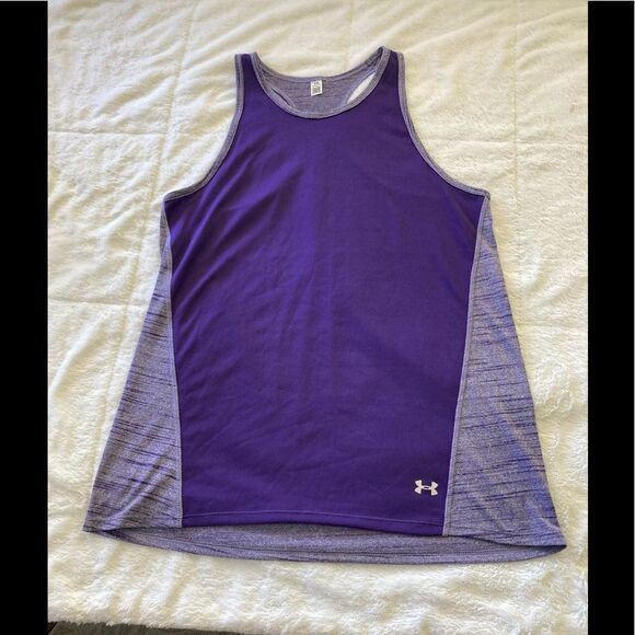 Under Armour Purple Tank top Medium - Picture 3 of 5